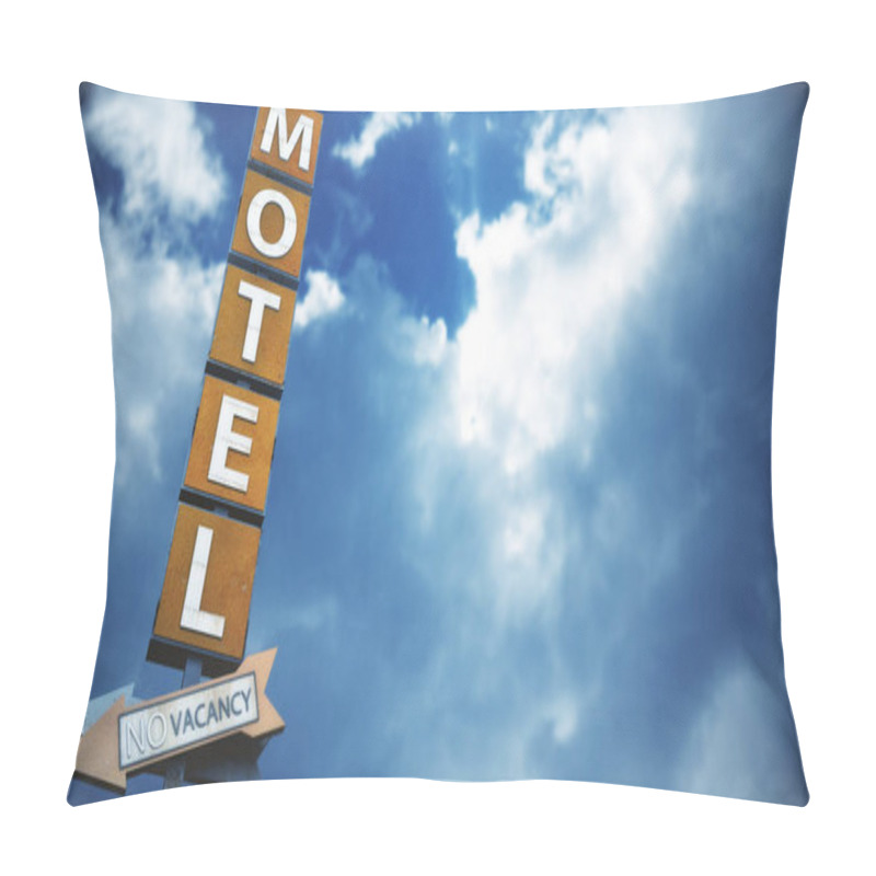 Personality  Old Grungy Motel Sign Pillow Covers