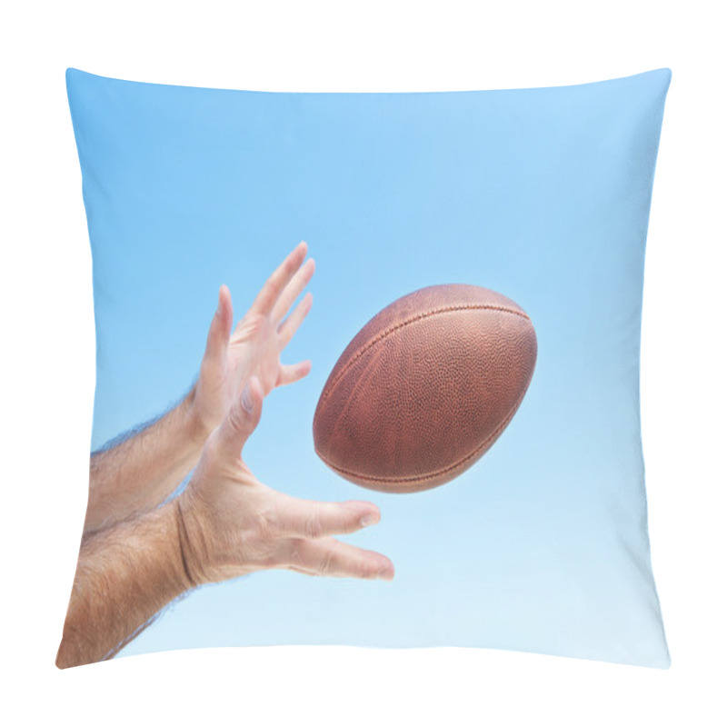 Personality  Catching A Football Pillow Covers