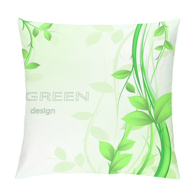 Personality  Green Abstract Design Pillow Covers