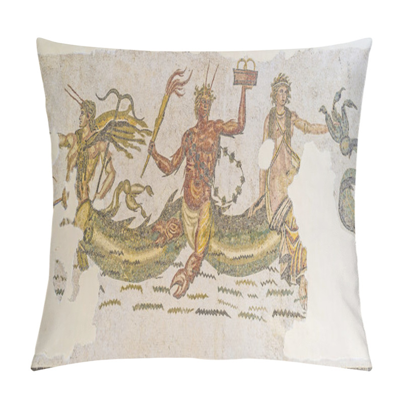 Personality  The Ancient Ichthyocentaurs In Bardo Museum Pillow Covers