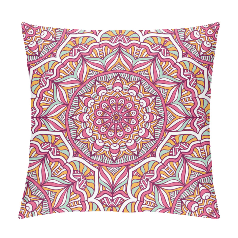 Personality  Ethnic Floral Seamless Pattern Pillow Covers