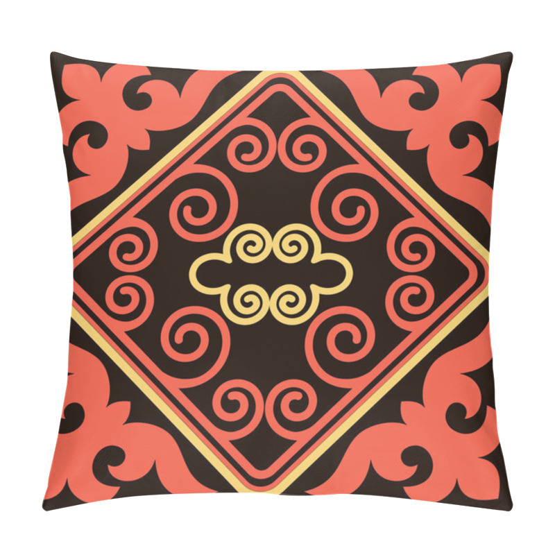 Personality  Asian Ornaments Collection. Historically Ornamental Of Nomadic People. It Based On Real-Kazakh Carpets Of Felt And Wool. Pillow Covers