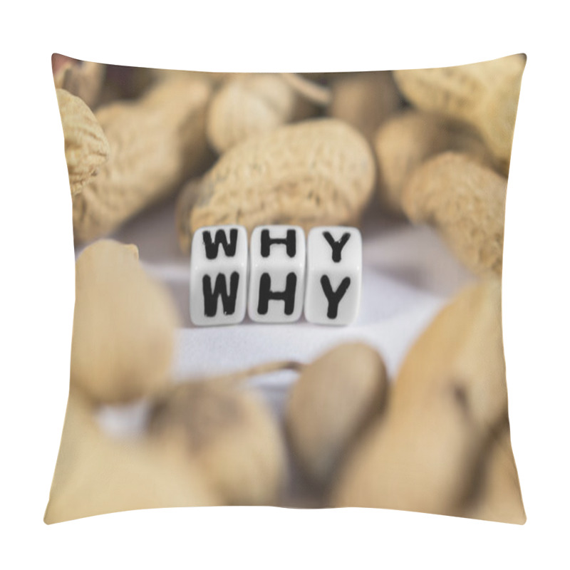 Personality  Why Text With Peanuts Pillow Covers