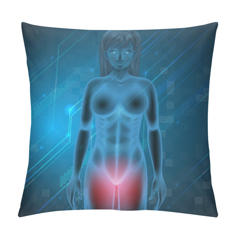 Personality  Female Menstrual Pain Pillow Covers