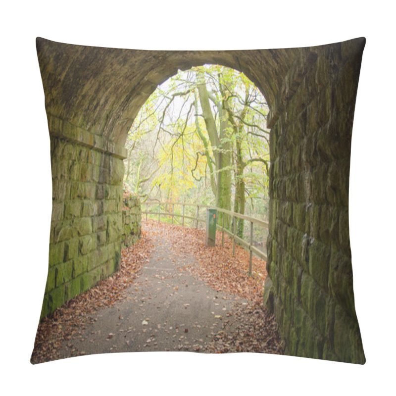 Personality  Short Tunnel Under A Stone Bridge Pillow Covers