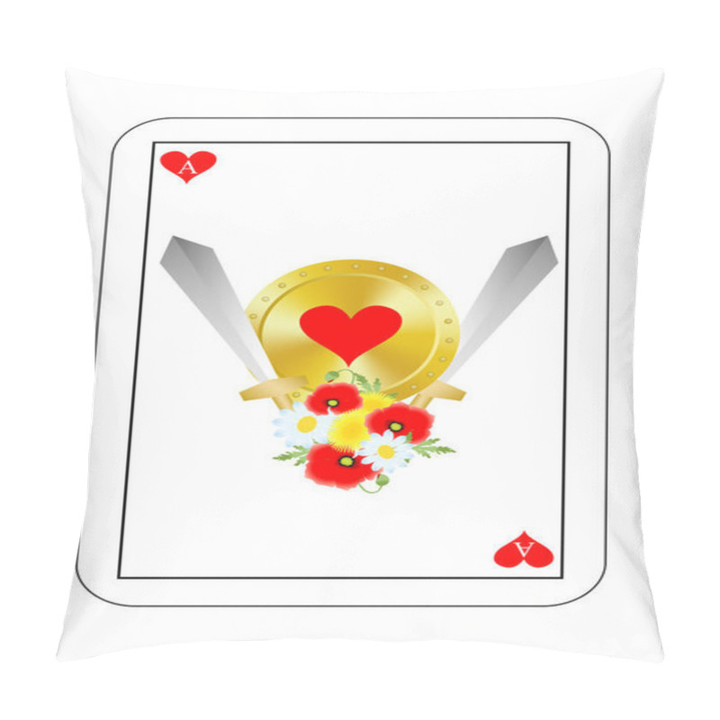 Personality  The Hearts Ace Pillow Covers