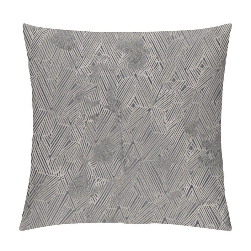 Personality  Geometry Modern Repeat Pattern With Textures Pillow Covers