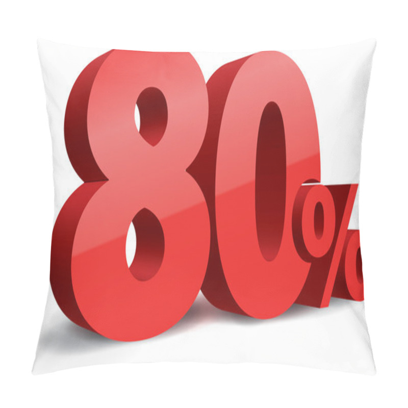 Personality  80 Percent Illustration Pillow Covers