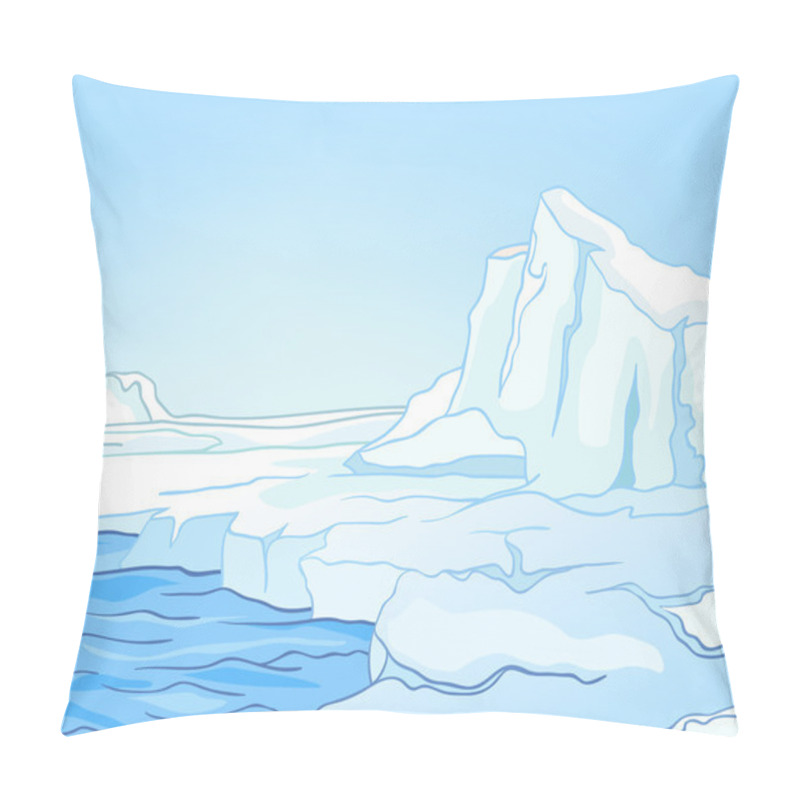 Personality  Cartoon Nature Landscape Arctic Pillow Covers