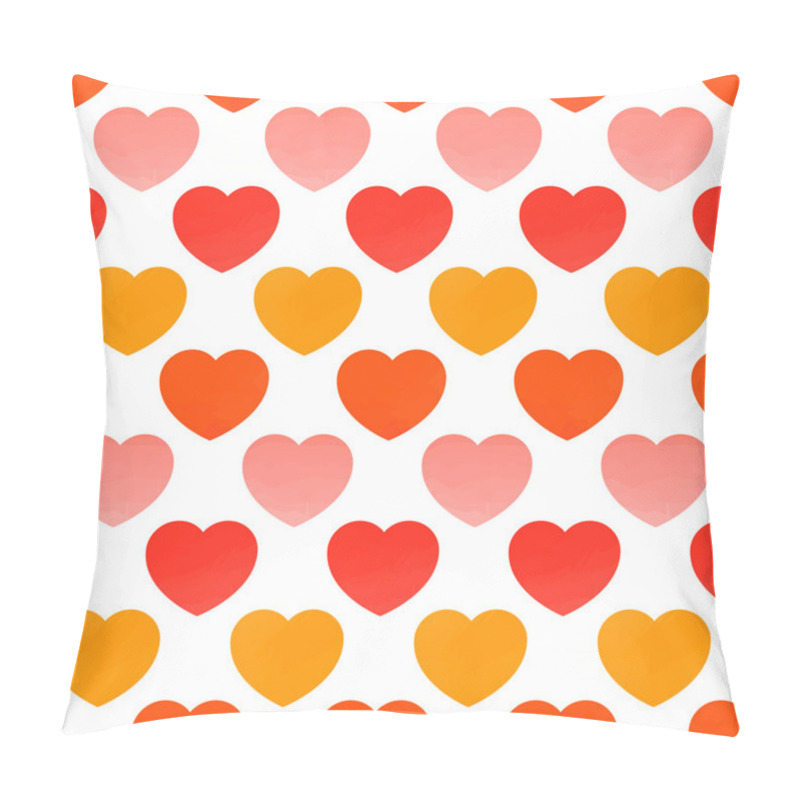 Personality  Juicy Hearts. Seamless Pattern Pillow Covers