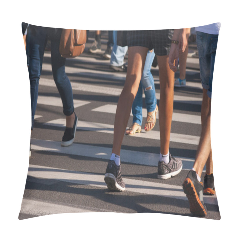 Personality  Feet Of Pedestrians  Pillow Covers