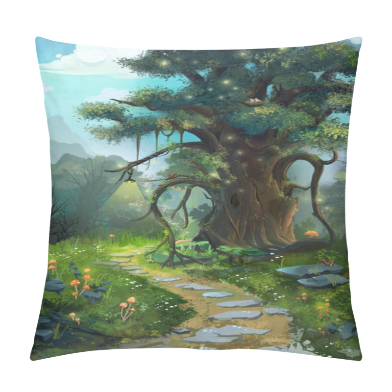 Personality  The Tree In The Morning Pillow Covers