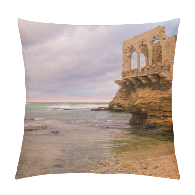 Personality  Sunset In Batroun, Lebanon Pillow Covers