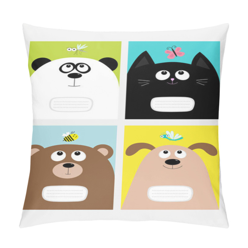 Personality  Cartoon Characters For Composition Books Pillow Covers