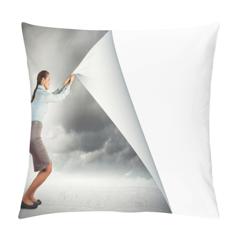 Personality  Woman Changing Reality Pillow Covers