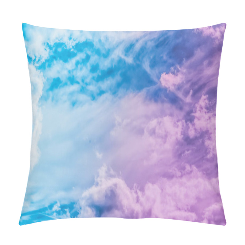 Personality  Dreamy Surreal Sky As Abstract Art, Fantasy Pastel Colours Backg Pillow Covers