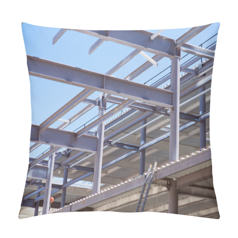 Personality  Building Concept. Background Photo Pillow Covers