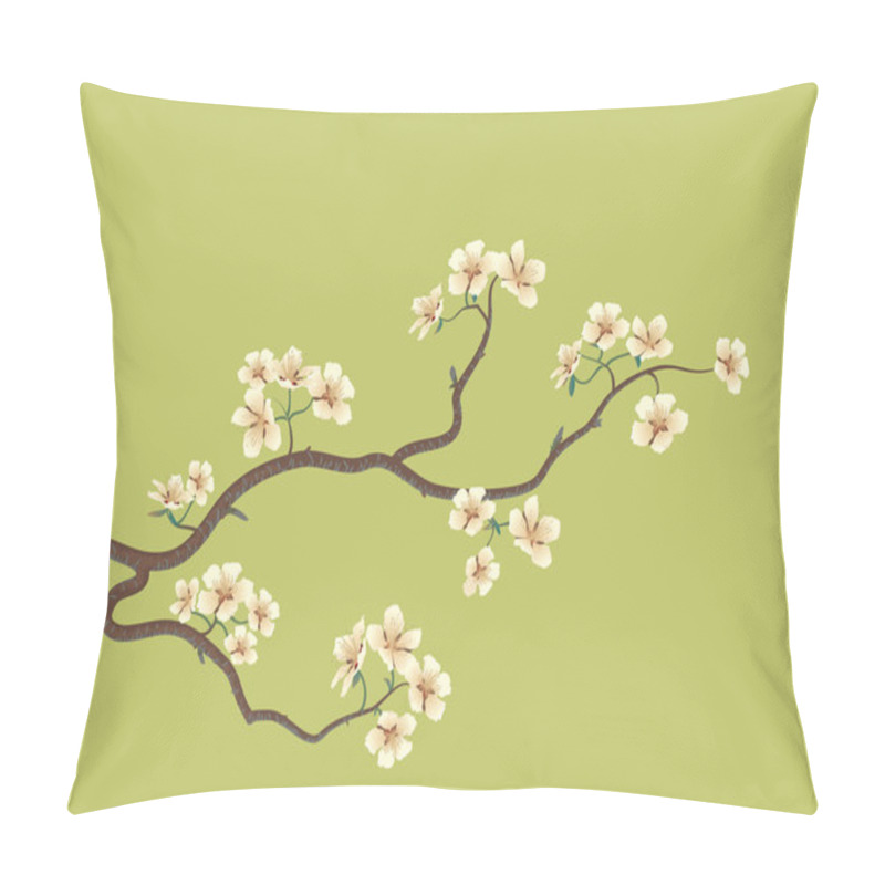 Personality  Flowered Sakura Pillow Covers