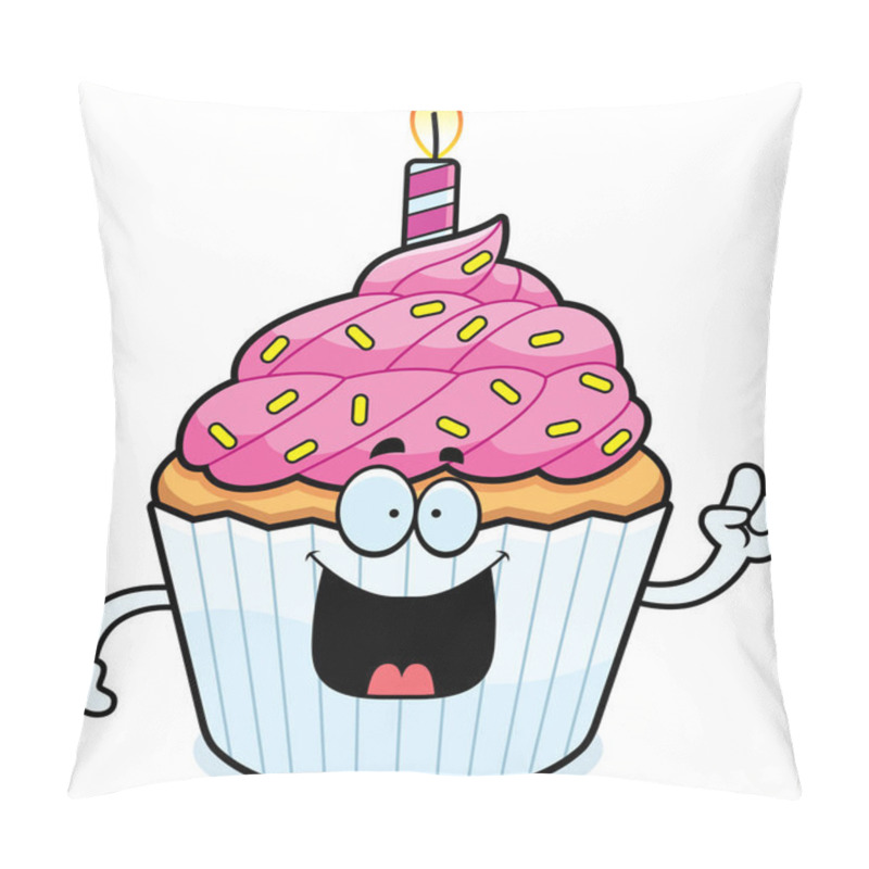 Personality  Cartoon Birthday Cupcake Idea Pillow Covers