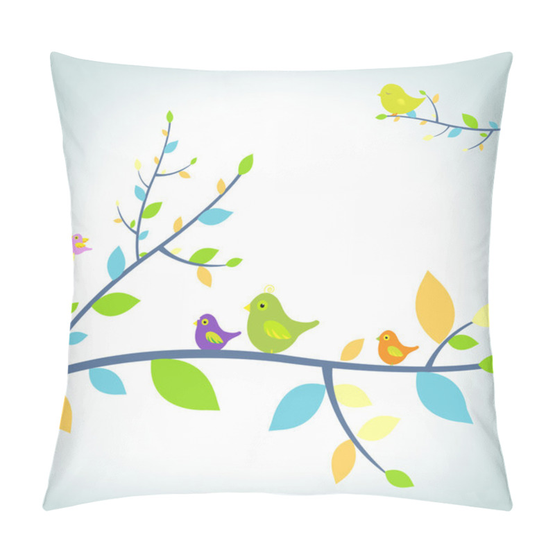 Personality  Fantastic Birds Pillow Covers