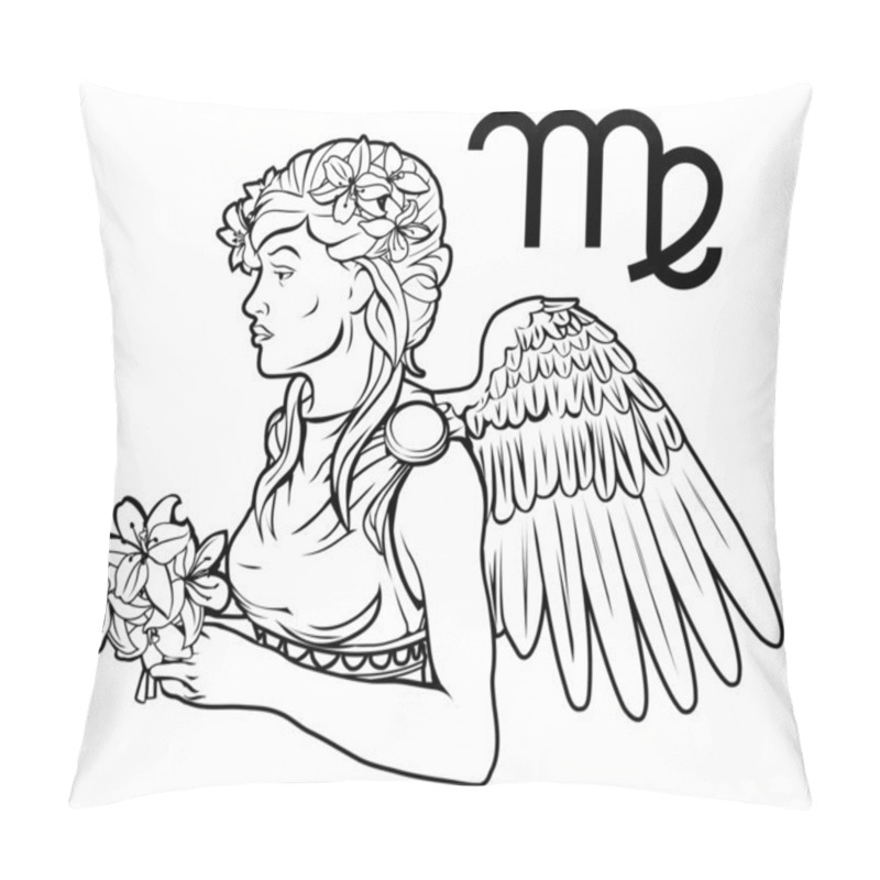 Personality  Virgo Zodiac Horoscope Astrology Sign Pillow Covers