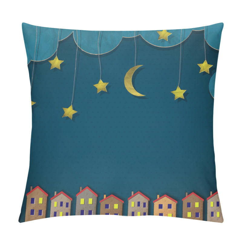 Personality  Paper Town At Night Pillow Covers