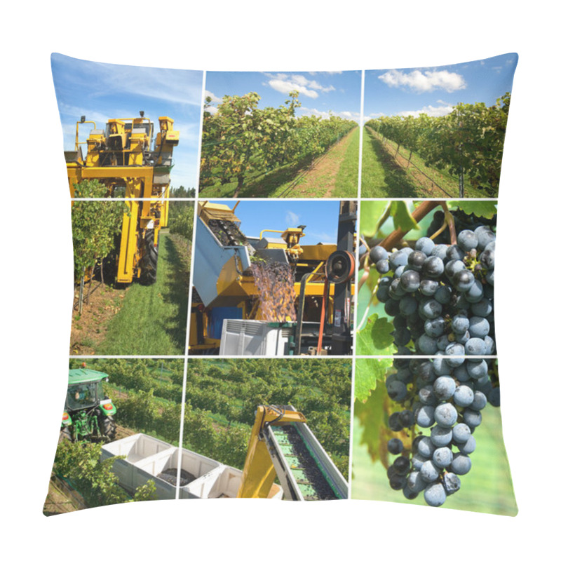 Personality  Vineyard Collage Pillow Covers