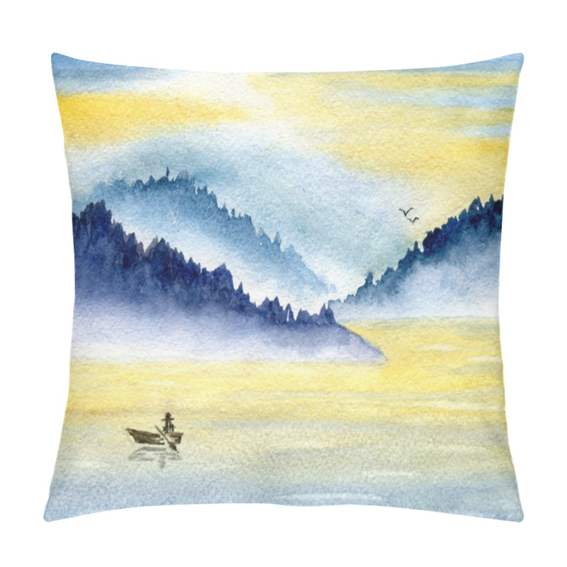 Personality  Mountains And Sea Pillow Covers