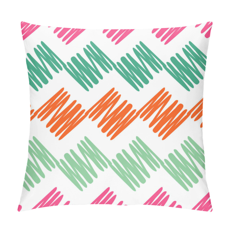 Personality  Seamless Geometric Pattern. The Texture Of The Squares. Scribble Texture. Textile Rapport. Pillow Covers