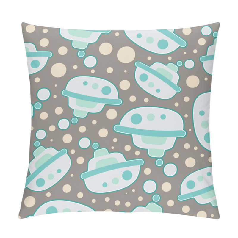 Personality  Boats. Abstract Seamless Pattern Pillow Covers