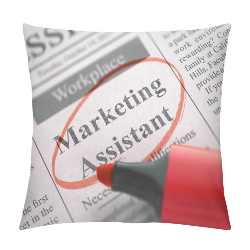 Personality  Marketing Assistant Join Our Team. Pillow Covers