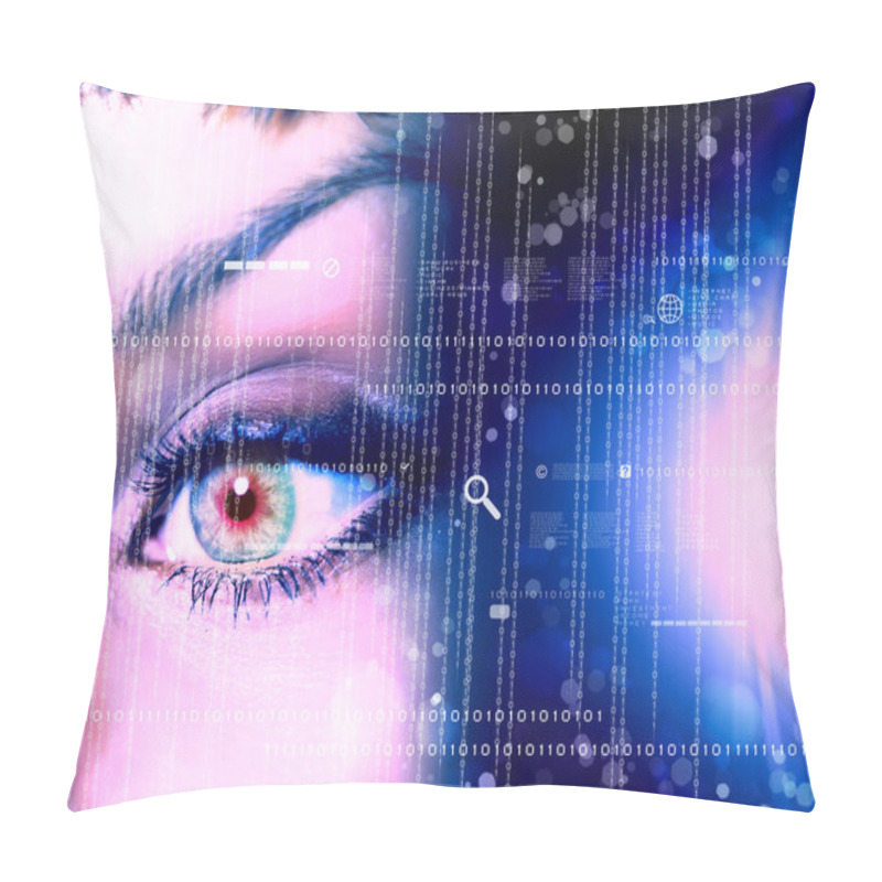 Personality  Digital Eye Pillow Covers