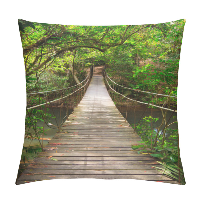 Personality  Bridge To The Jungle,Khao Yai National Park,Thailand Pillow Covers