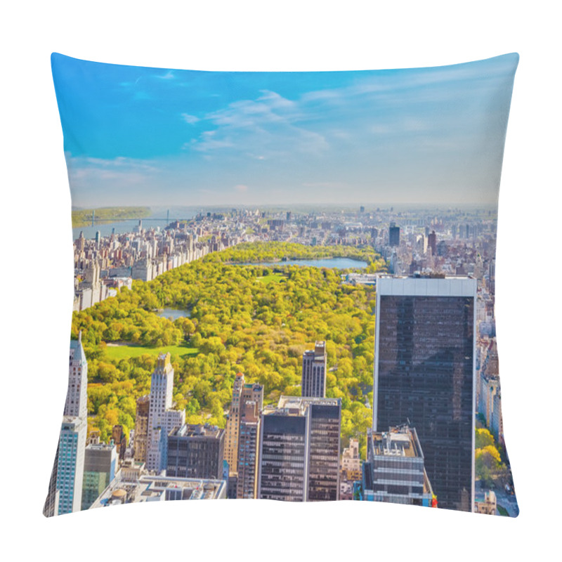 Personality  View On Central Park, New York Pillow Covers