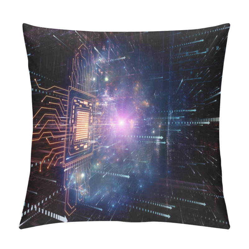 Personality  Metaphorical Digital World Pillow Covers