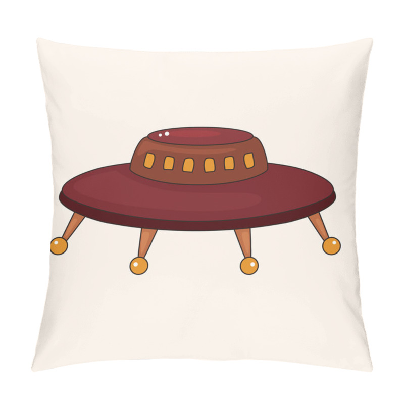 Personality  Ufo Theme Elements Pillow Covers