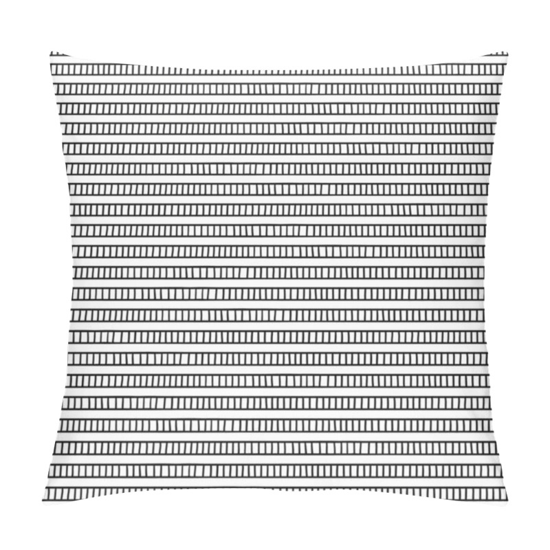 Personality  Stylish Monochrome Doodles. Hand Drawn Pattern Pillow Covers