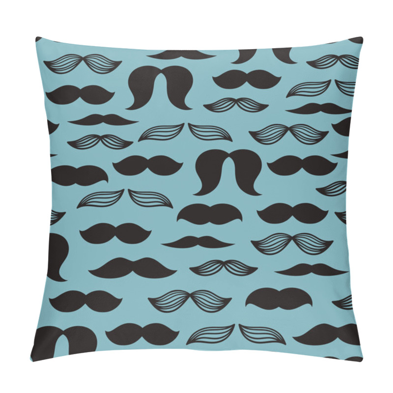 Personality  Mustache Pattern Pillow Covers