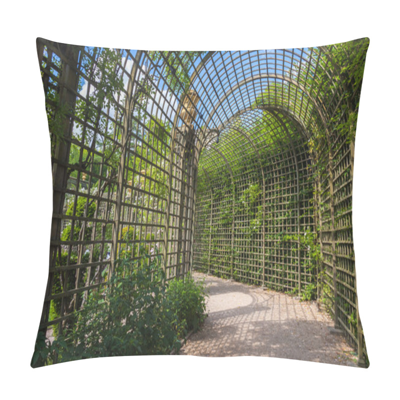 Personality  Alley In The Trellis In Gardens Of Versailles Palace Pillow Covers