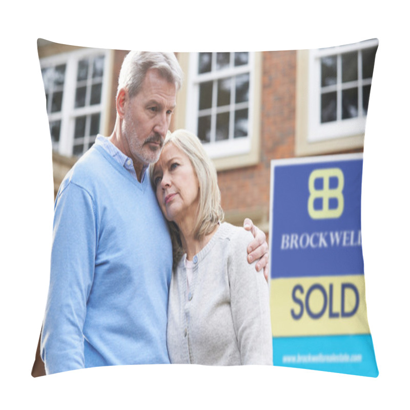 Personality  Mature Couple Forced To Sell Home Through Financial Problems Pillow Covers