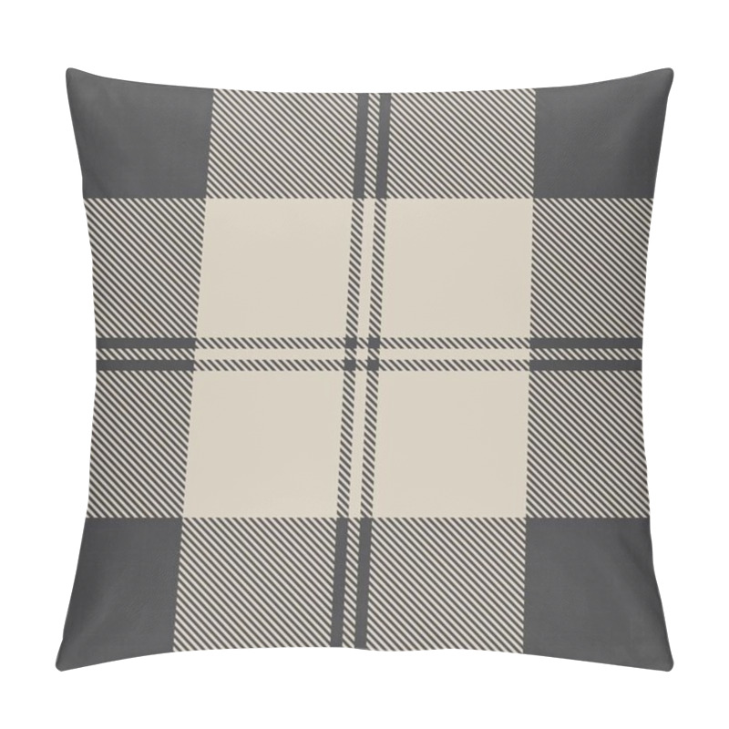 Personality  Brown Minimal Plaid Textured Seamless Pattern For Fashion Textiles And Graphics Pillow Covers