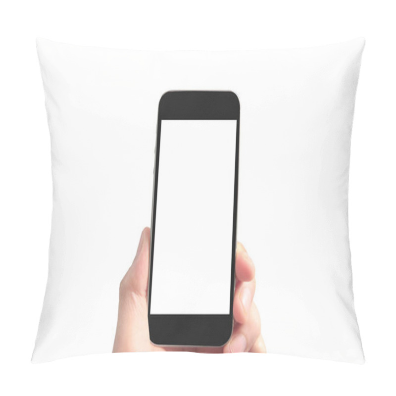 Personality  Hold Mobile Phones, Smartphone Devices And Touch Screen Technolo Pillow Covers