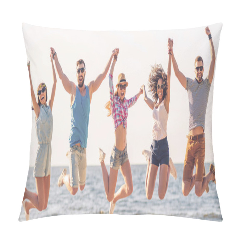 Personality  Young People Jumping Pillow Covers