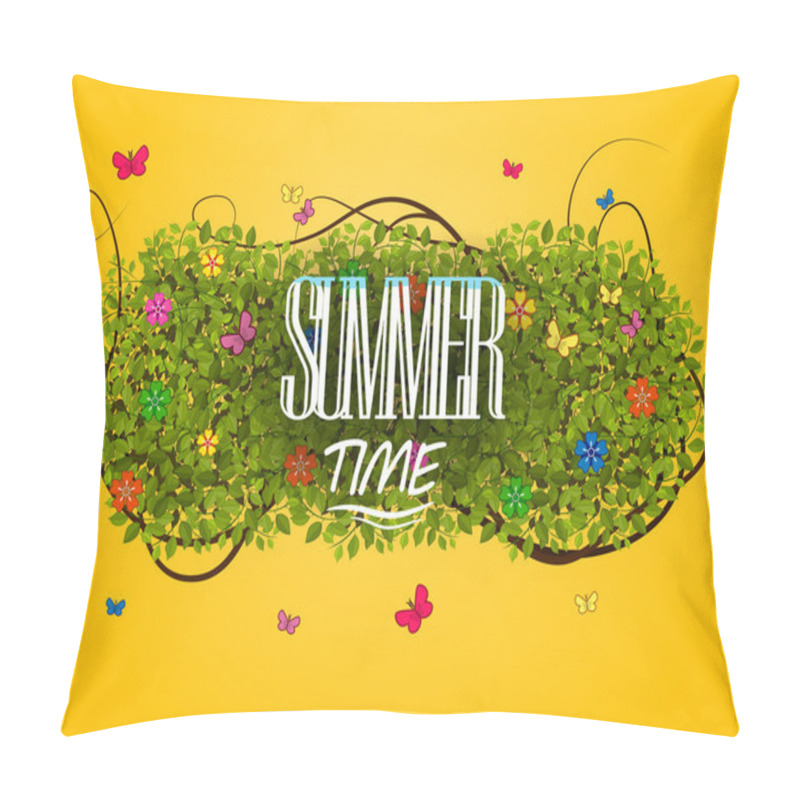 Personality  Illustration Summer Time Pillow Covers