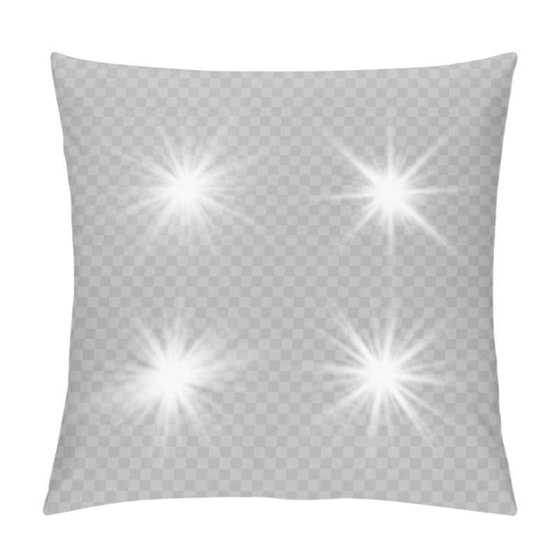 Personality  White Glowing Light Pillow Covers