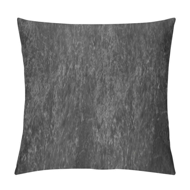 Personality  Blank Wide Screen Real Chalkboard Background Texture In College Concept For Back To School Panoramic Wallpaper For Black Friday White Chalk Text Draw Graphic. Empty Surreal Room Wall Blackboard Pale. Pillow Covers