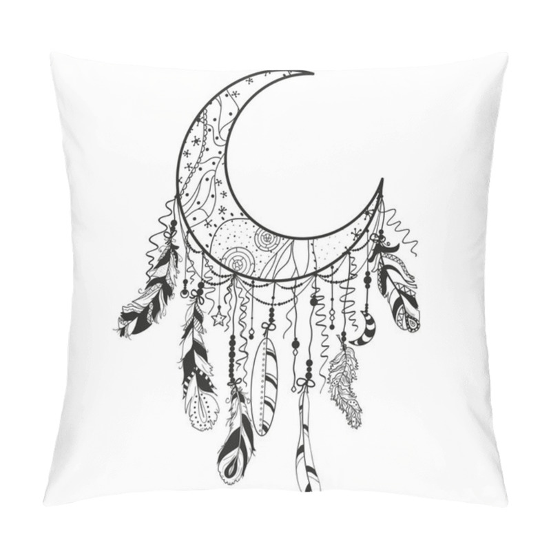 Personality  Illustration. Digital Art Pillow Covers