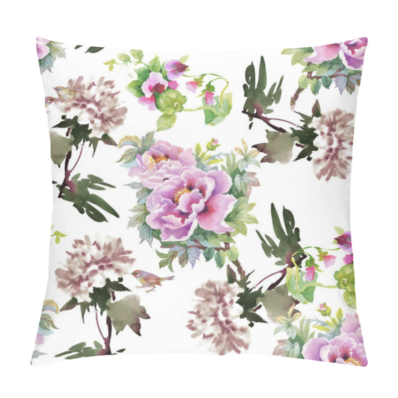 Personality  Summer Texture With Flowers Pillow Covers