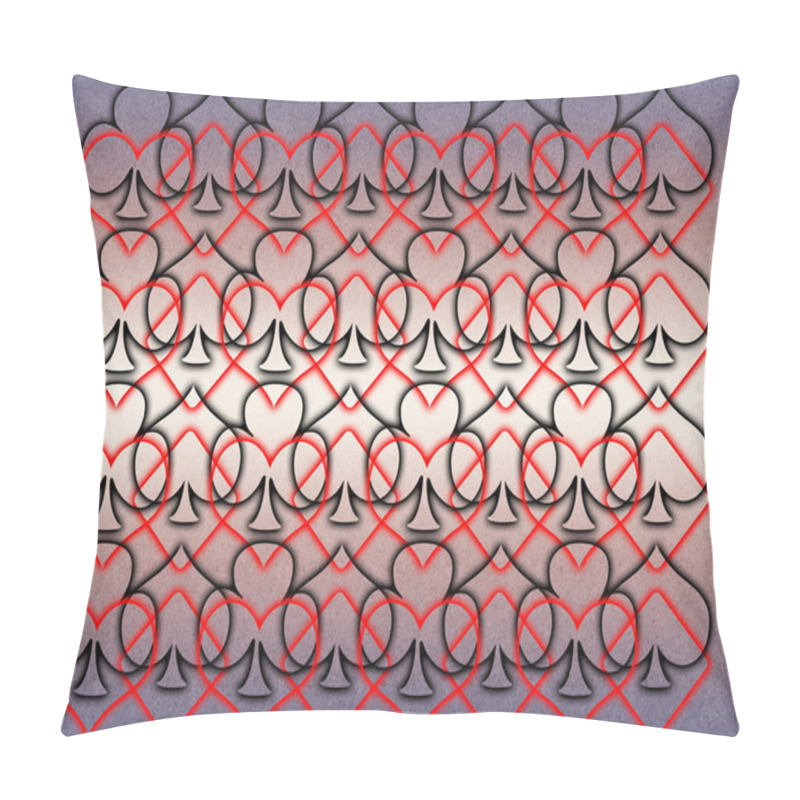 Personality  Poker Background Pillow Covers