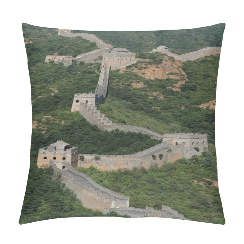 Personality  The Great Chinese Wall Close To Jinshanling Pillow Covers